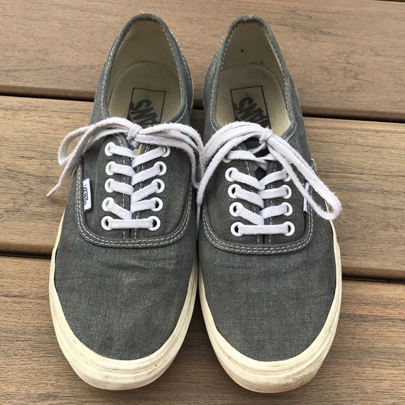 grey vans size 8